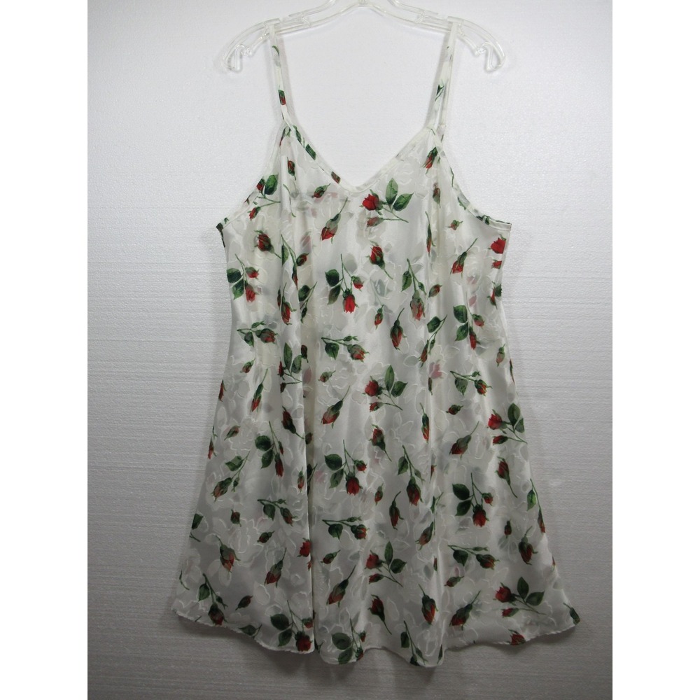 Lane Bryant Intimates Rose Print Chemise Plus Size 18/20 Floral Sleeveless